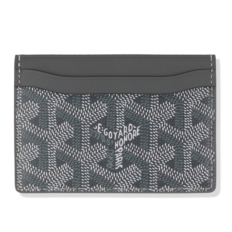porte carte goyard gris
