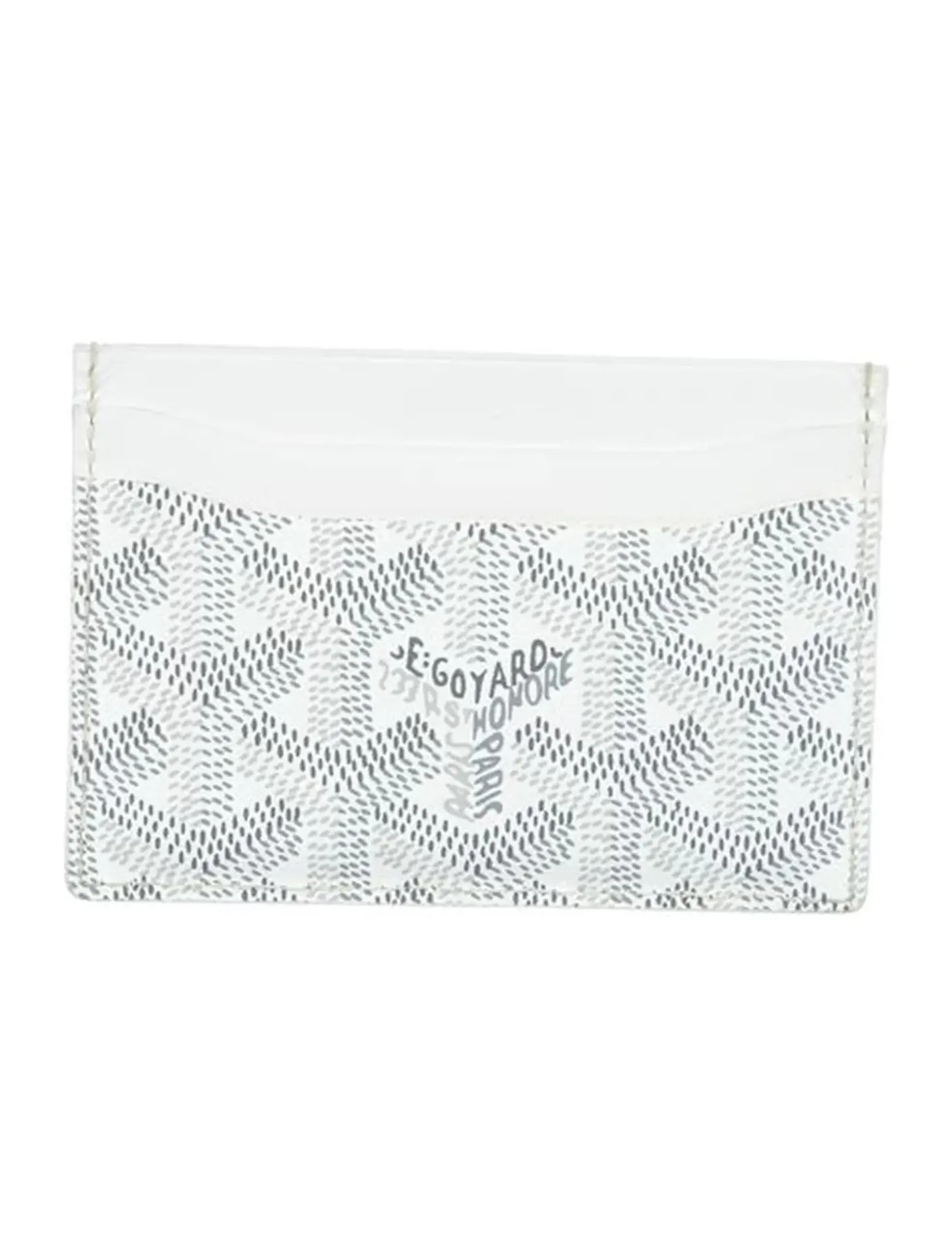 porte carte goyard blanc
